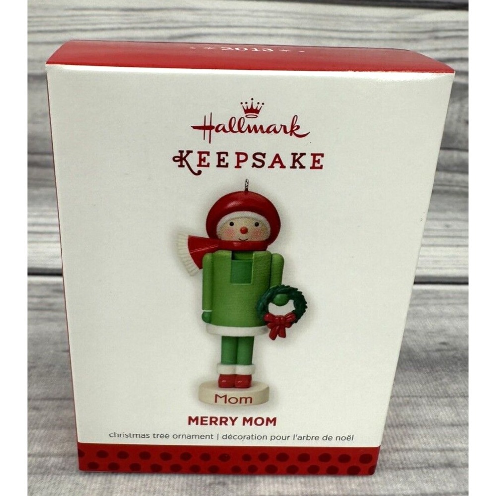 Hallmark Keepsake Ornament 2013 MERRY MOM